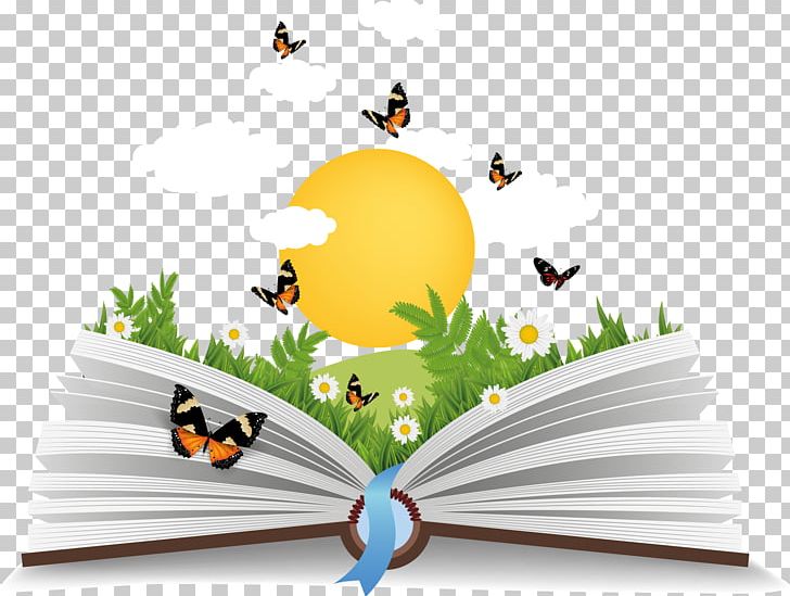 Hand-painted Open Book PNG, Clipart, Computer Wallpaper, Grass, Hand, Hand Drawn, Happy Birthday Vector Images Free PNG Download