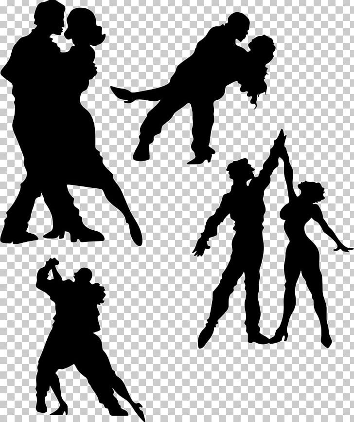 Modern Dance Silhouette Photography PNG, Clipart, Animals, Art, Black And White, Dance, Dancing Free PNG Download