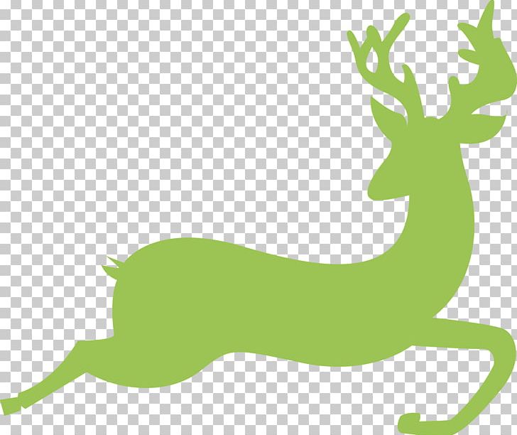 Reindeer Antelope Gazelle Santa Claus Drawing PNG, Clipart, Animals, Animation, Antelope, Antler, Cartoon Free PNG Download