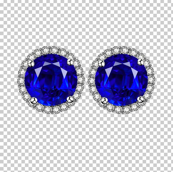 Earring Sapphire Diamond Jewellery PNG, Clipart, Blue, Body Jewelry, Cat Ear, Cobalt Blue, Designer Free PNG Download
