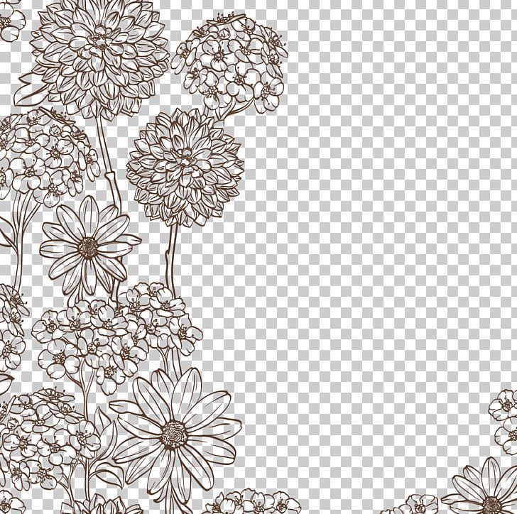 Flower Shutterstock Color Pattern PNG, Clipart, Art, Black And White, Color, Elements Vector, Encapsulated Postscript Free PNG Download