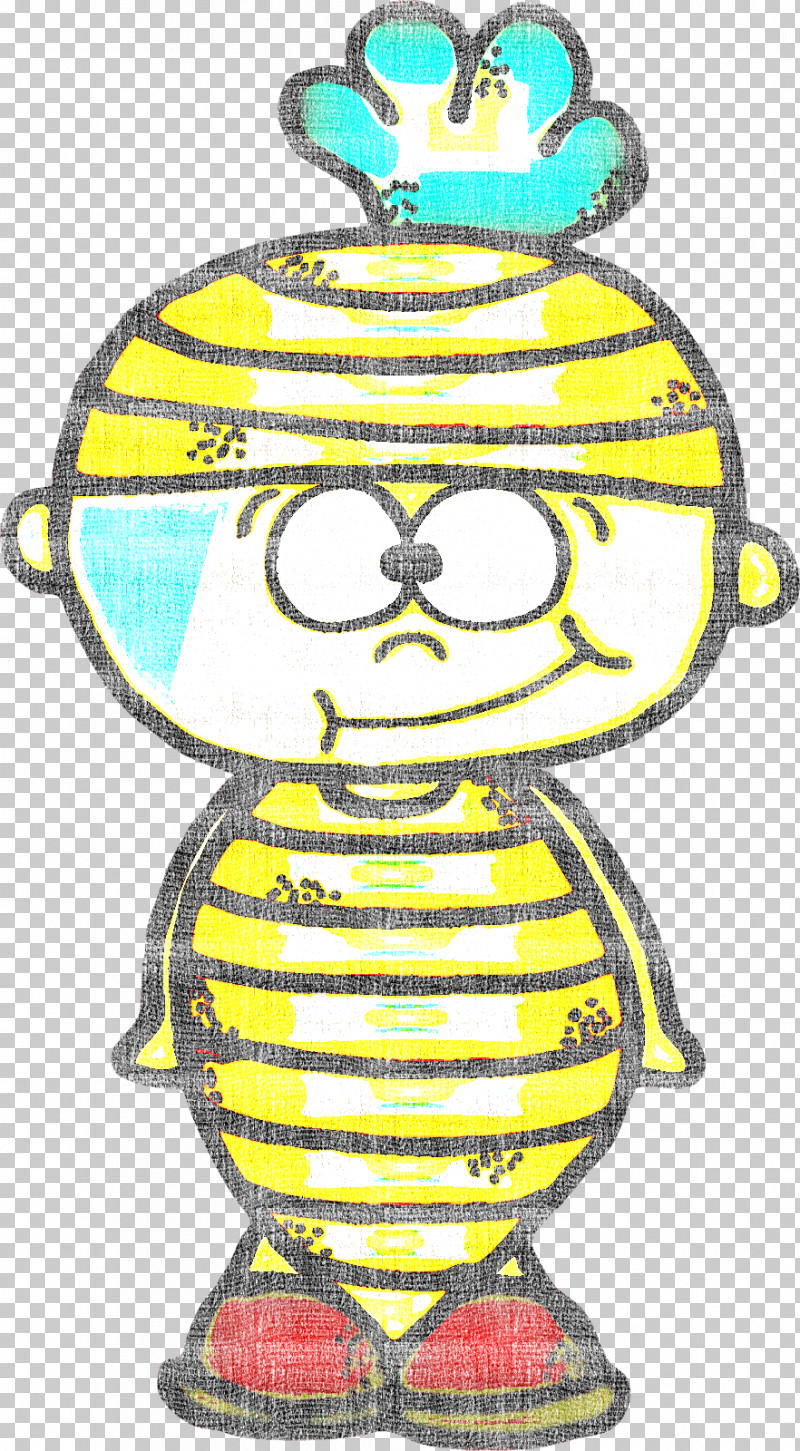 Yellow Cartoon Membrane-winged Insect Animal Figure Honeybee PNG, Clipart, Animal Figure, Cartoon, Honeybee, Membranewinged Insect, Yellow Free PNG Download