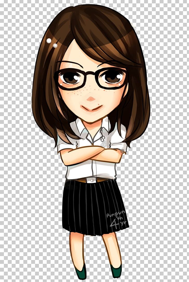 Cartoon Student Sorry PNG, Clipart, Anime, Black Hair, Bob Cut, Brown Hair, Cartoon Free PNG Download