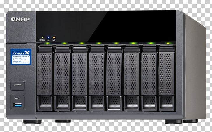 QNAP TS-831X NAS Tower Ethernet LAN Black Network Storage Systems QNAP TS-239 Pro II+ Turbo NAS NAS Server PNG, Clipart, 10 Gigabit Ethernet, Audio Equipment, Computer Network, Data Storage, Electronic Device Free PNG Download