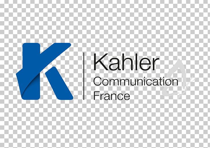 Logo Kahler Communication France Brand Atlantic Sapphire Seafood PNG, Clipart, Area, Blue, Brand, Communication, Diagram Free PNG Download