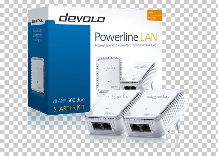 Powerline Starter Kit 500 Mbit/s Devolo DLAN 500 Duo PowerLAN Power-line Communication Powerline Kit 550 Mbit/s Devolo DLAN 550 Duo+ PNG, Clipart, Ac Power Plugs And Sockets, Adapter, Computer Network, Electronic Device, Electronics Free PNG Download