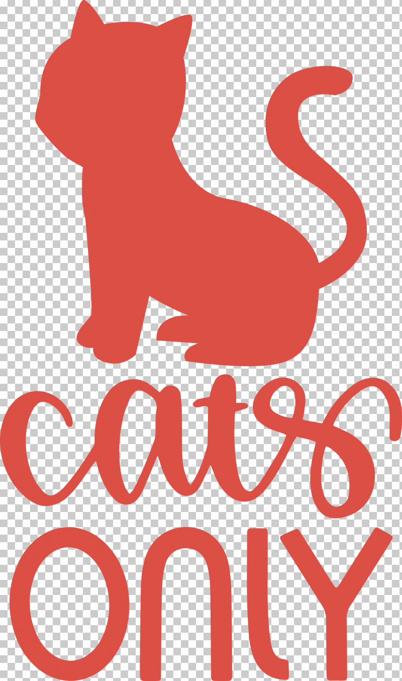 Cats Only Cat PNG, Clipart, Cat, Dog, Logo, Meter, Red Free PNG Download