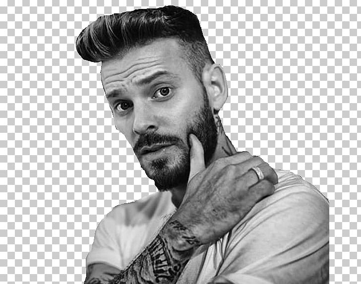 M. Pokora Blog Hit Single Portrait Photography PNG, Clipart, Arm, Beard, Black And White, Blog, Chin Free PNG Download