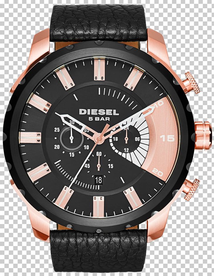 Watch Diesel Fuel Leather Strap PNG, Clipart, Accessories, Analog Watch, Brand, Chronograph, Diesel Free PNG Download