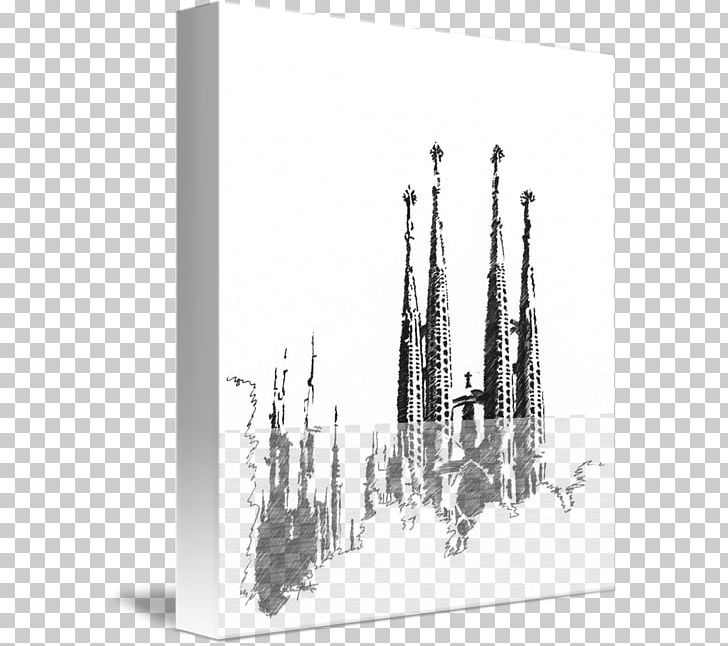 Kind Sagrada Família Art Poster Canvas PNG, Clipart, Art, Black And White, Canvas, Imagekind, Monochrome Free PNG Download
