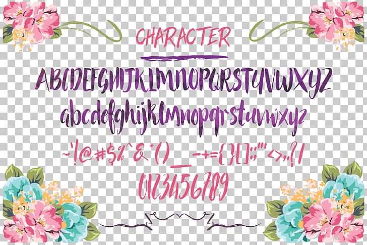 Floral Design Calligraphy Script Typeface Type Design Font PNG, Clipart, Brush, Cut Flowers, Flora, Floral Design, Floristry Free PNG Download
