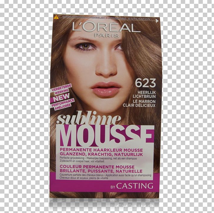 Mousse L'Oréal Human Hair Color Chestnut PNG, Clipart,  Free PNG Download