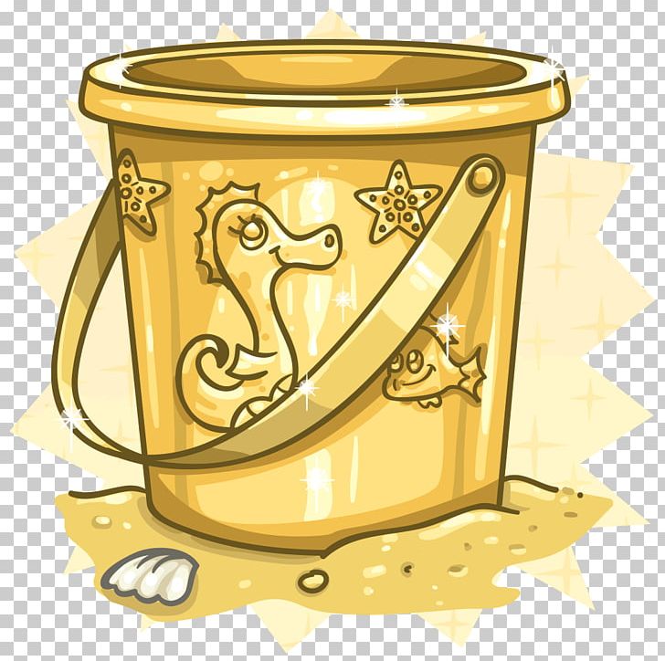 Product Design Font Cartoon PNG, Clipart, Bucket, Cartoon, Cup, Drinkware, Golden Free PNG Download