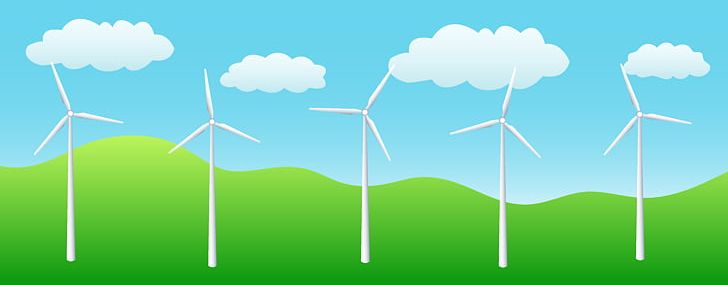 wind farm clipart