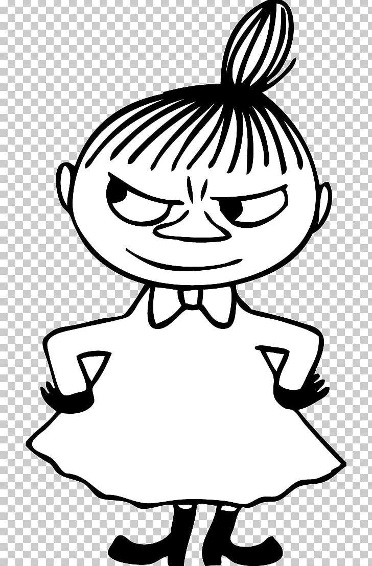 Little My Snork Maiden Moominvalley Moomintroll Moomins PNG, Clipart, Artwork, Black, Black And White, Character, Child Free PNG Download