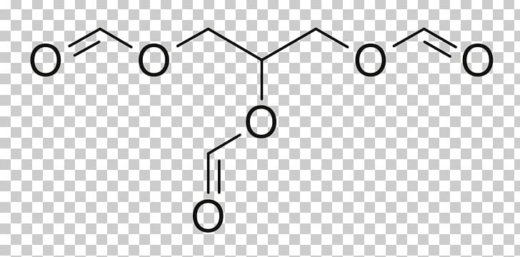 Triformin Glycerol Dictionary Of Organic Compounds Chemical Compound Formic Acid PNG, Clipart, Angle, Area, Auto Part, Ballandstick Model, Black And White Free PNG Download