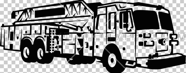 Fire Engine Red Commercial Vehicle Car Firefighter PNG, Clipart, Ambulance, Automotive Design, Black, Black And White, Brand Free PNG Download