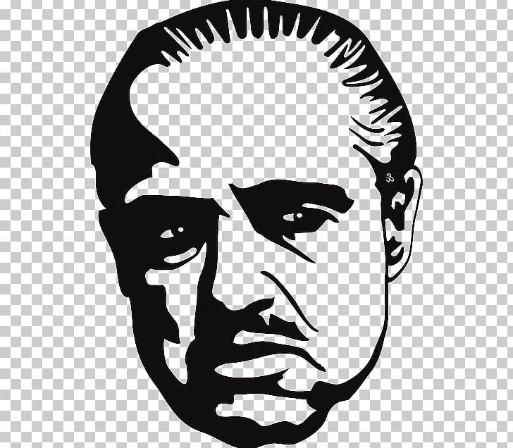 Marlon Brando Vito Corleone Michael Corleone The Godfather Emilio Barzini PNG, Clipart, Artwork, Black And White, Corleone Family, Face, Facial Expression Free PNG Download