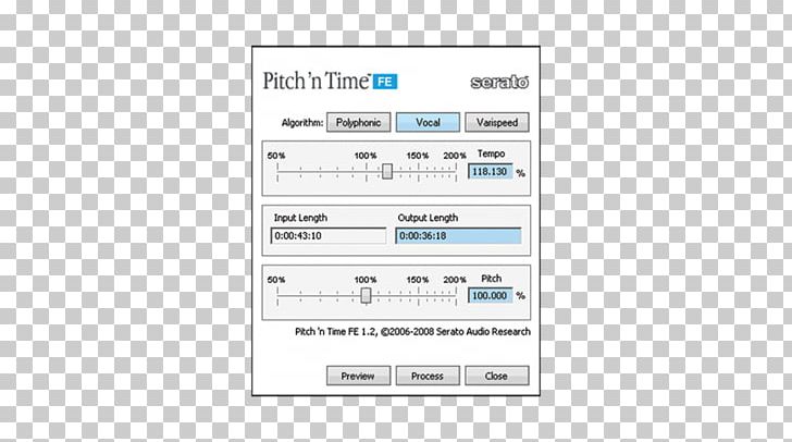 Audio Time Stretching And Pitch Scaling Sound Phonograph Record Serato Audio Research PNG, Clipart, Audio, Brand, Computer, Diagram, Document Free PNG Download
