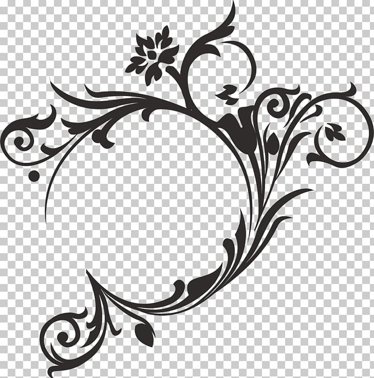 Filigree Art Flower PNG, Clipart, Artwork, Black And White, Branch, Chinese Border, Circle Free PNG Download