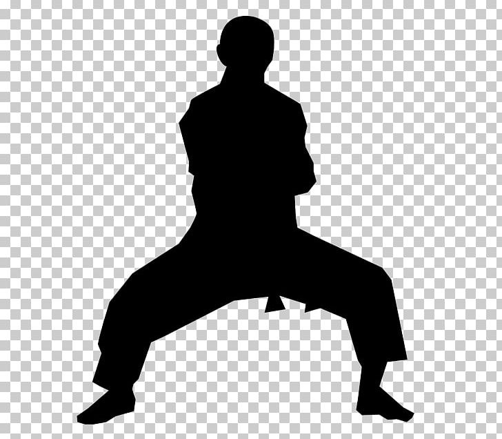 Karate Martial Arts Graphics Silhouette PNG, Clipart, Arm, Black, Black And White, Chinese Martial Arts, Cross Free PNG Download