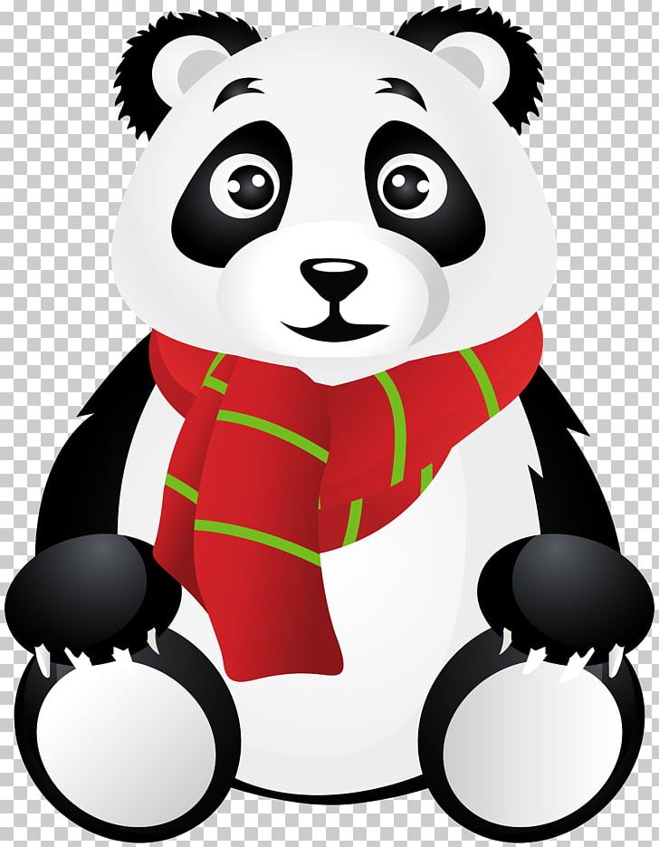 Panda With Scarf Transparent PNG, Clipart, Algorithm, Bear, Carnivoran, Cartoon, Cartoons Free PNG Download