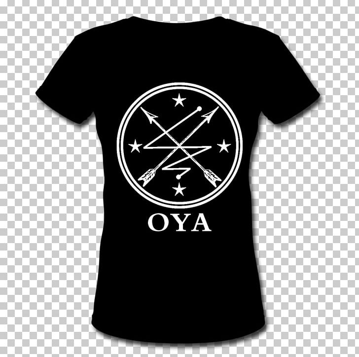 T-shirt Orisha Oya Symbol West African Vodun PNG, Clipart, Angle, Black, Brand, Clothing, Idea Free PNG Download
