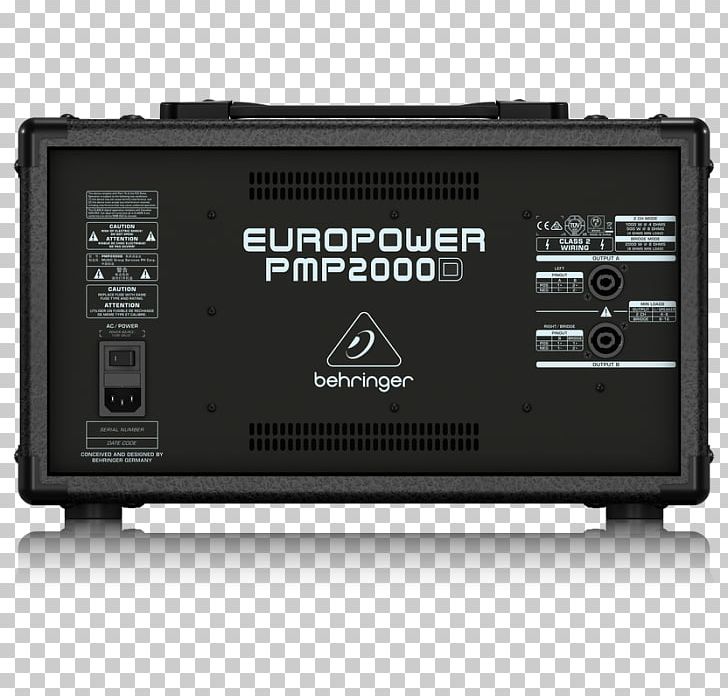 Microphone BEHRINGER Europower PMP2000D Audio Mixers Behringer PMP500MP3 Europower Powered Mixer PNG, Clipart,  Free PNG Download