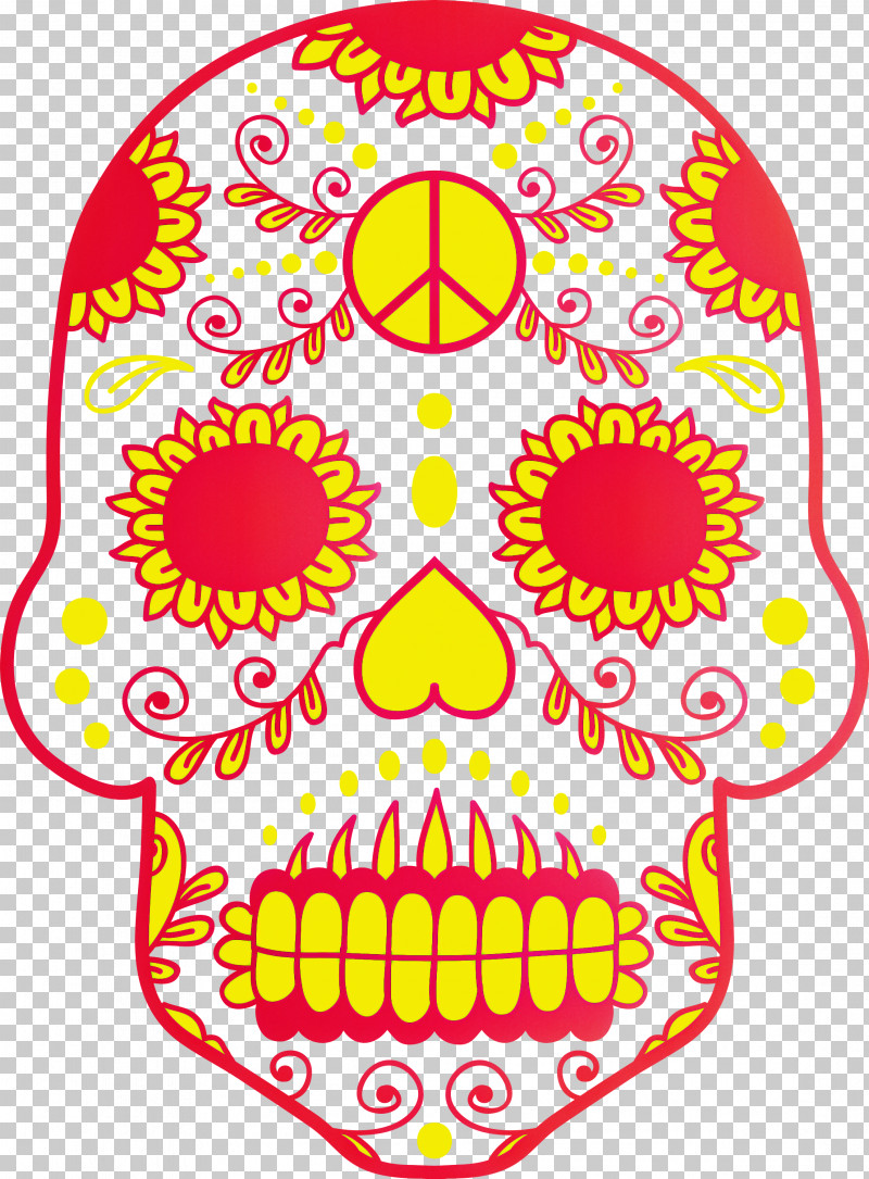 Sugar Skull PNG, Clipart, Calavera, Day Of The Dead, Drawing, Logo, Painting Free PNG Download