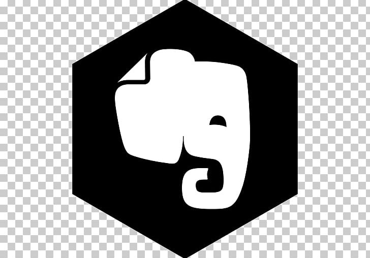 Evernote Computer Icons Note-taking PNG, Clipart, Angle, Area, Black And White, Brand, Computer Icons Free PNG Download