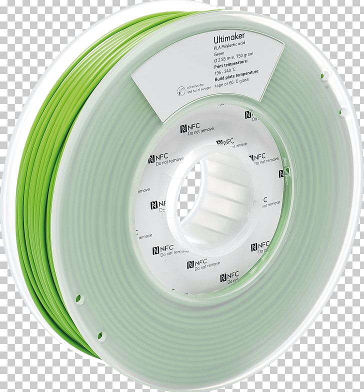 Ultimaker 3D Printing Filament Polylactic Acid Green PNG, Clipart, 3d Printing, 3d Printing Filament, Blue, Circle, Color Free PNG Download