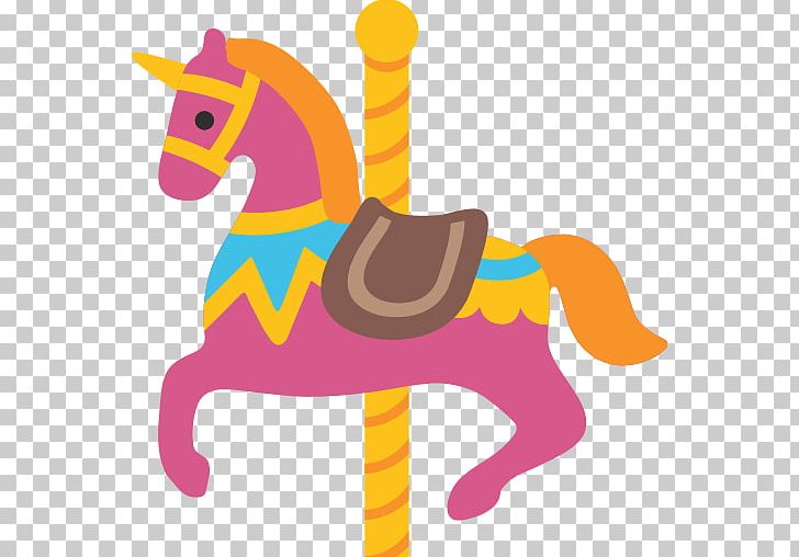 Horse Emoji Carousel PNG, Clipart, Amusement Park, Animals, Art, Carousel, Cartoon Free PNG Download