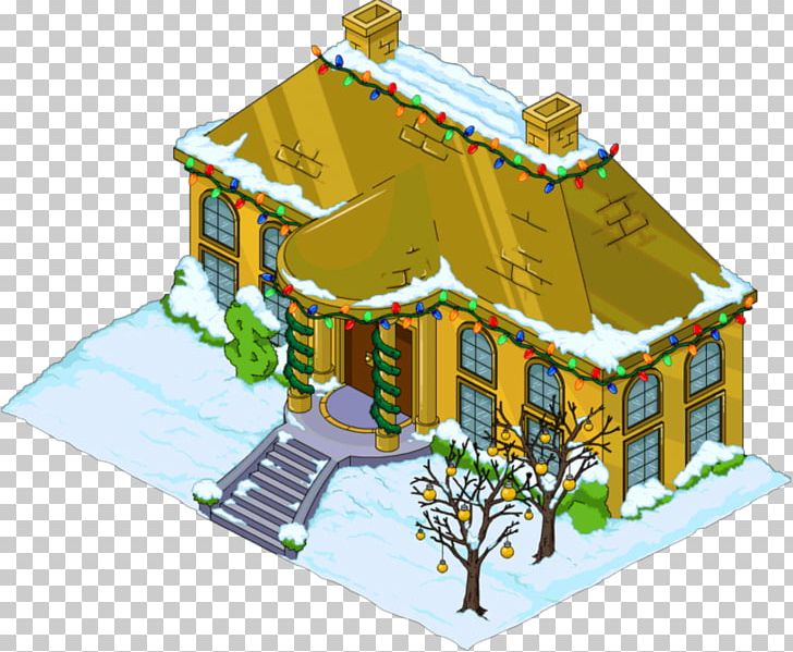 The Simpsons: Tapped Out The Simpsons Game House Christmas PNG, Clipart, 2016, Area, Building, Christmas, Game Free PNG Download