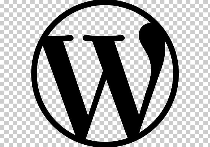 Web Development WordPress Logo Encapsulated PostScript PNG, Clipart, Area, Black And White, Brand, Circle, Computer Icons Free PNG Download