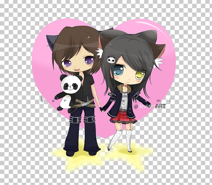 Chibi Drawing Anime PNG, Clipart, Animated Film, Anime, Anime Couple, Art, Black Free PNG Download