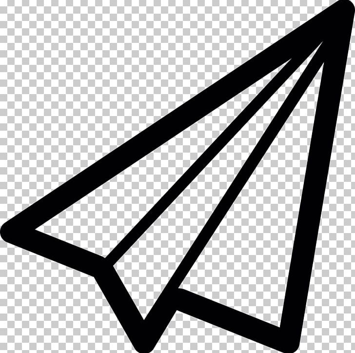Airplane Paper Plane Computer Icons PNG, Clipart, Airplane, Angle, Area, Black And White, Computer Icons Free PNG Download