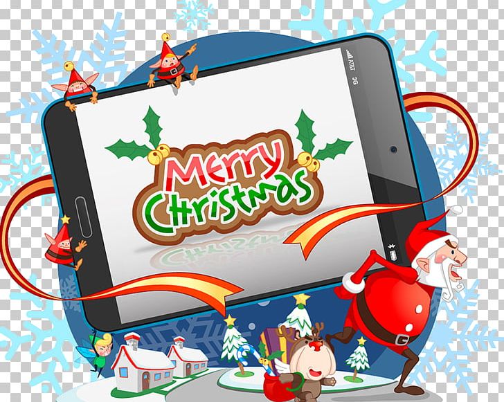 IPad Macintosh Computer Illustration PNG, Clipart, Atmosphere, Christmas Decoration, Christmas Frame, Christmas Lights, Computer Free PNG Download