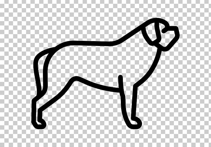 St. Bernard English Mastiff Computer Icons PNG, Clipart, Animal, Area, Black, Black And White, Breed Free PNG Download