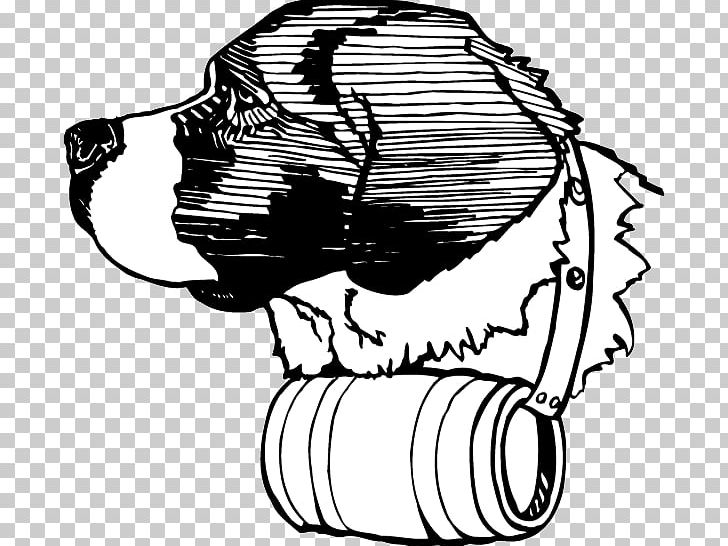 Canidae St. Bernard Drawing Line Art Illustration PNG, Clipart, Artwork, Bernard, Black, Black And White, Canidae Free PNG Download