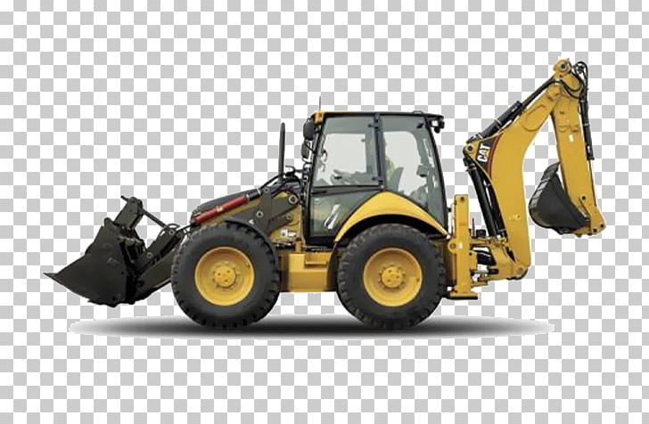 Caterpillar Inc. Backhoe Loader Excavator Tractor PNG, Clipart, Automotive Tire, Backhoe, Backhoe Loader, Building Materials, Bulldozer Free PNG Download