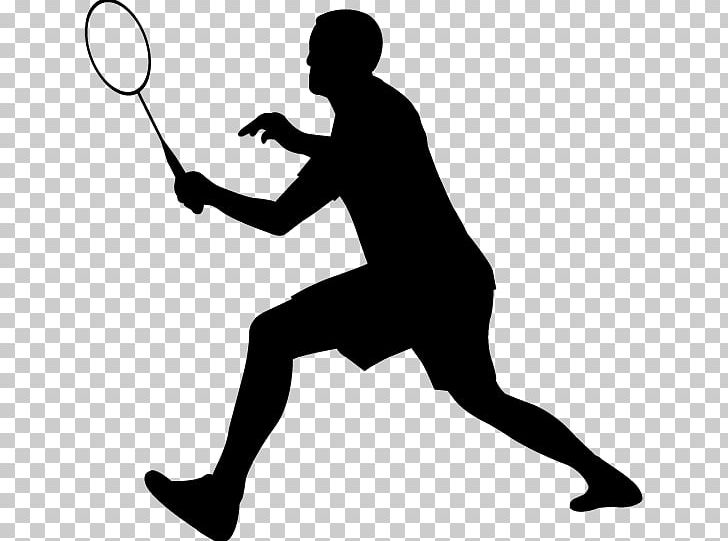 Badminton Silhouette PNG, Clipart, Arm, Badminton, Black, Black And White, Drawing Free PNG Download