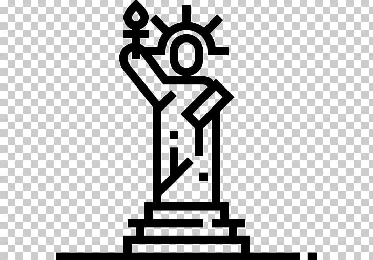 Statue Of Liberty Monument Computer Icons Eiffel Tower PNG, Clipart, Area, Black And White, Brand, Building, Computer Icons Free PNG Download