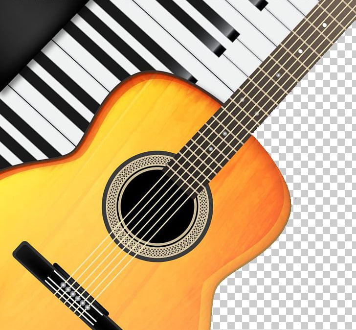 Acoustic Guitar Keyboard Musical Instrument Electric Guitar PNG, Clipart, Creative Artwork, Creative Background, Creative Logo Design, Cuatro, Electronics Free PNG Download