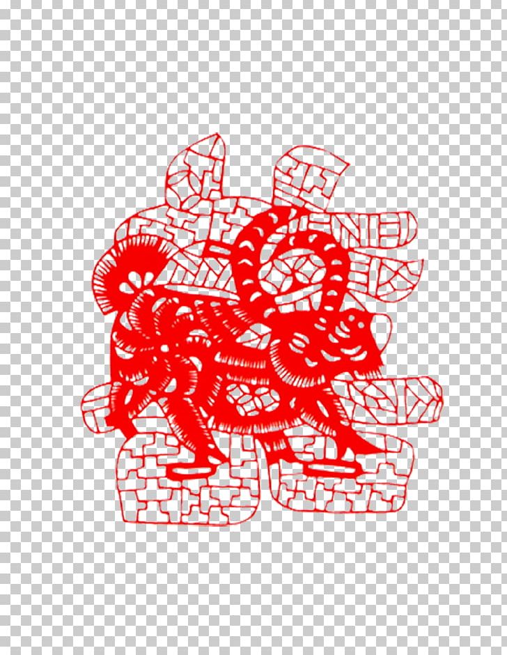 China Papercutting Cattle Chinese Zodiac PNG, Clipart, Animal Culture, Animals, Art, Cattle, China Free PNG Download