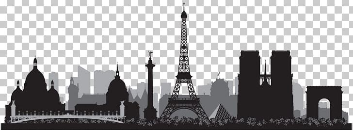 Paris PNG, Clipart, Black And White, Building, City, City Skyline, Drawing Free PNG Download