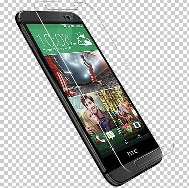 HTC One (M8) HTC One M9 Screen Protectors Toughened Glass PNG, Clipart, Electronic Device, Electronics, Gadget, Glass, Mobile Phone Free PNG Download