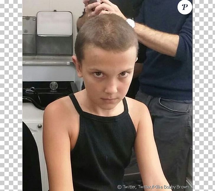 Millie Bobby Brown Eleven Stranger Things Head Shaving PNG, Clipart, Arm, Boy, Brown Hair, Buzz Cut, Celebrities Free PNG Download