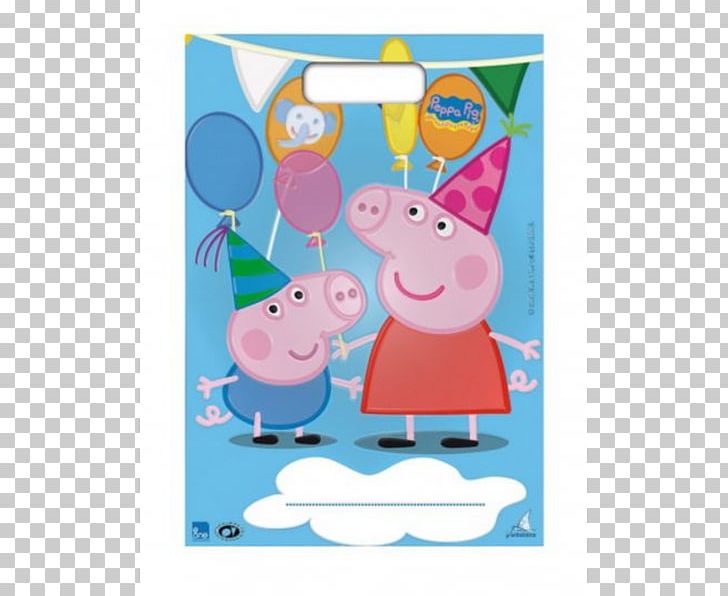 Daddy Pig Party George Pig Birthday Bag PNG, Clipart, Area, Baby Toys, Bag, Balloon, Birthday Free PNG Download