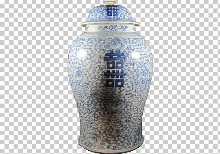 Urn Ceramic Blue And White Pottery Vase Porcelain PNG, Clipart, Artifact, Blue And White Porcelain, Blue And White Pottery, Ceramic, Chinese Double Happiness Free PNG Download
