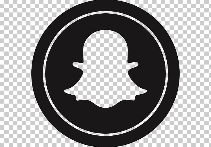 snapchat logo black